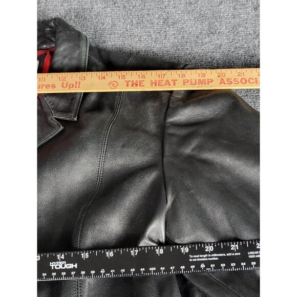 Preston & York Genuine Lambskin Jacket Women‎ Sz XL Leather Full Zip Winter Work - Picture 7 of 8